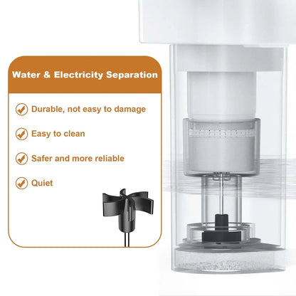 Cat Water Fountain for Drinking, 4.2L Stainless Steel Cordless Pet Water Dispenser w/Viewing Window, Motion Sensor/Rechargeable