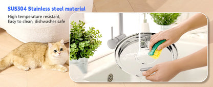 4L Ultra-Quiet Stainless Steel Cat Water Fountain Automatic Drink Filter Pet Drinking Dispenser Drinker For Cats Water Filter