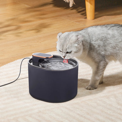 Electric Pet Water Fountain Automatic Dog Cat Drinking Dispenser with Filter Silent Pump Double Water Circulation